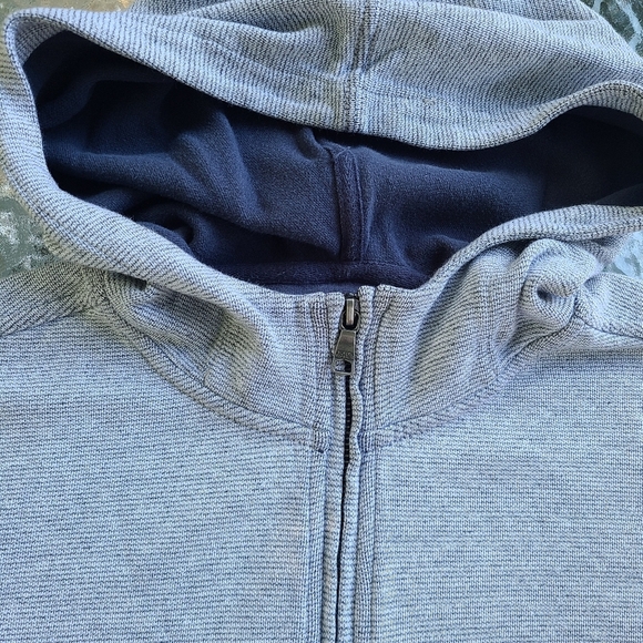 BR women's striped zip-up‎ hooded sweatshirt size Large - Picture 6 of 9